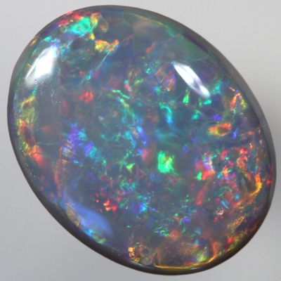 SOLID SEMI BLACK OPAL Very 3D floral Harlequin pattern. SEE VIDEO